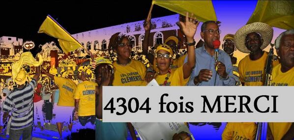 4304 fois Merci ! Merci aux militants. Merci à la population qui nous renouvelle sa confiance.