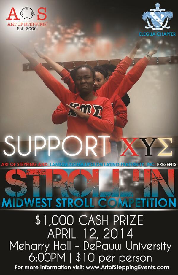 ArtOfStepping's tweet image. Support the @justbeCUS at #STROLLIN2014 - Midwest Stroll Competition