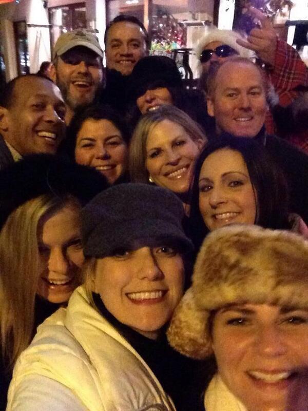 Kimber003's tweet photo. Before the Oscar selfie, there was our Dublin NYE selfie #orangeroom http://t.co/8bddWd4Mhr