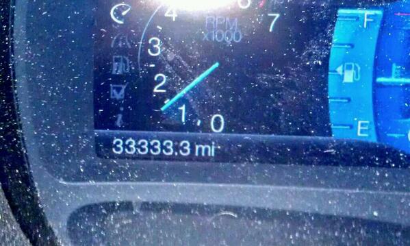 alfieperez123's tweet image. #odometerfun