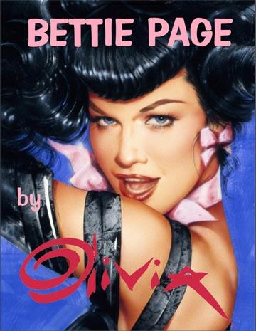 Painting of #BettiePage by @OliviaPinupArt #BettiePageArt http://t.co/xyUxwpvqvz