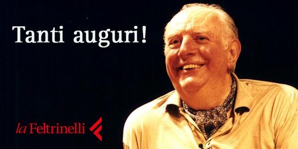 Tanti auguri al premio Nobel per la Letteratura Dario Fo che oggi compie 88 anni!