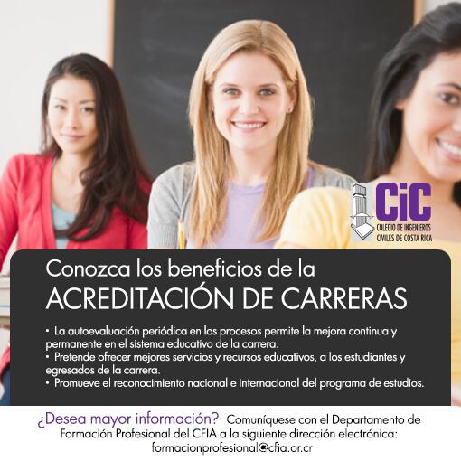Las   carreras acreditadas tienen grandes ventajas, infórmese con nosotros.