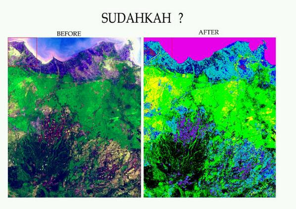 Janga lupa buat kelas A Besok  Tugas inderaja 1 klasifikasi citra satelite SPOT .