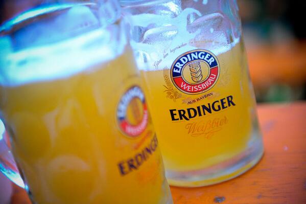 We’re tired of winter so we’re kicking off the week with #Erdinger - the perfect springtime brew! #beer