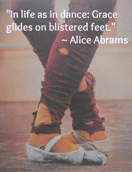 NewGenDVC's tweet image. "In life as in dance: Grace glides on blistered feet." Alice Abrams #MondayMotivation