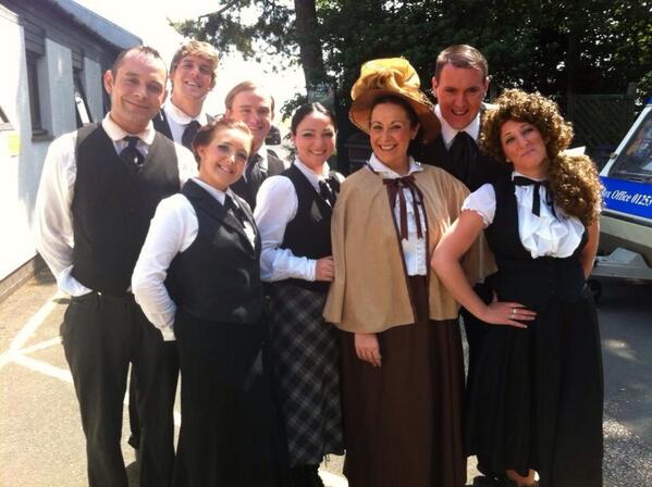 GaskellJa's tweet image. The cast of half a sixpence