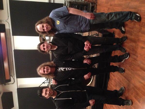 Altitudesandat1's tweet photo. Band photo from @Altitudesandat1 Chicago rehearsal http://t.co/nk5xuhNvZH