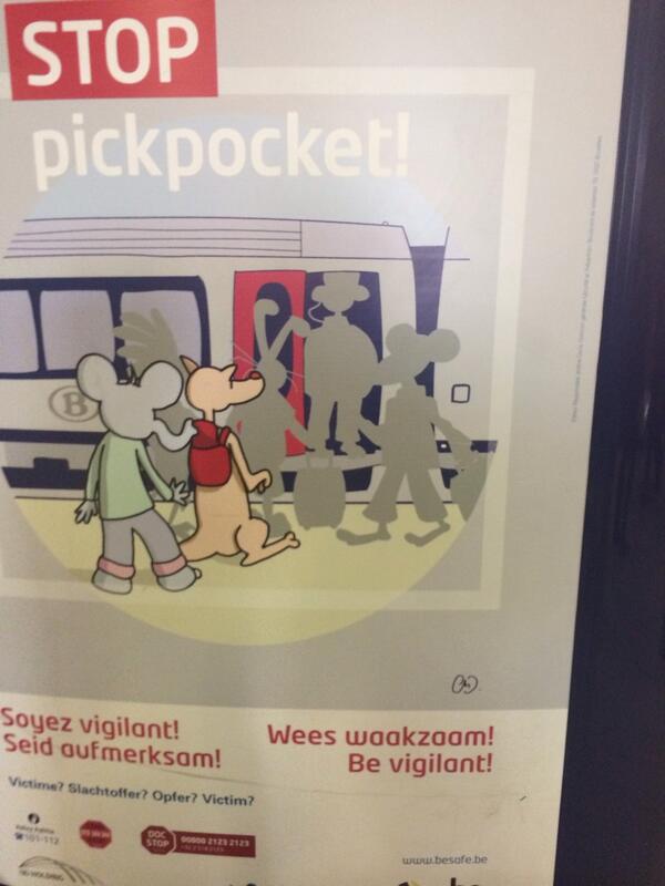 rustyrockets's tweet image. Why would an elephant pickpocket a kangaroo? Belgium is mental.