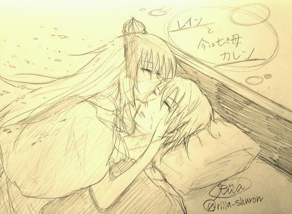 泣いている子とその涙を指で拭ってあげている子の絵を描こう