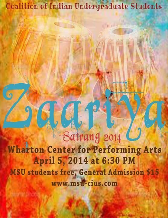 MSU_CIUS's tweet photo. #Satrang2014 #Zaariya http://t.co/gSuQn81T3X