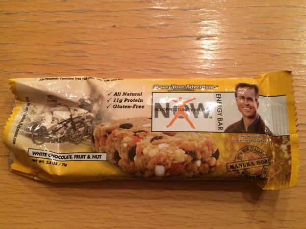 Myridana's tweet photo. Left my lunch box back home, but thankfully I had one of these @nooppwastedbar @PhilKeoghan http://t.co/WDPA3KAxCI
