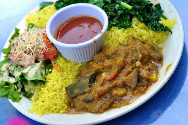 An incredible lunch at San Luis Obispo's all-vegan Bliss Cafe.