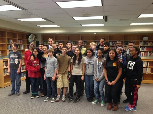 HHFoundation's tweet image. Wheaton High School students after the #CodingJam with @MCPS and @codeorg