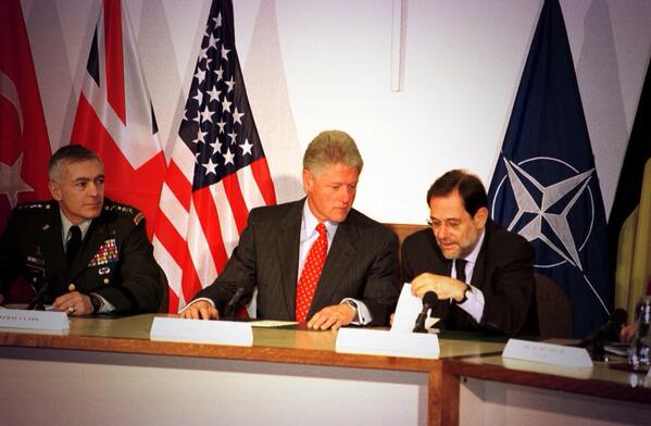 valdeti's tweet photo. 24 March 99. 15 years ago we dare to dream about #Freedom #Kosovo Thank YOU @billclinton @GeneralClark @javiersolana http://t.co/O75NCVPfAk