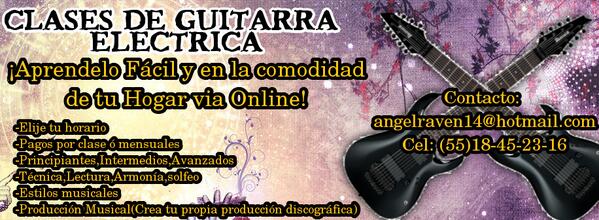 XXXMUGRESXXX's tweet photo. Clases De Guitarra Eléctrica vía online!! ya no hay pretexto para Aprender! http://t.co/CVS9VvqoG6