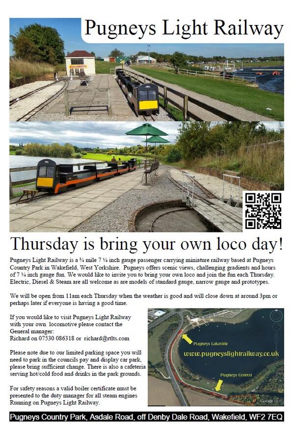 Pugneys Railway tweet media