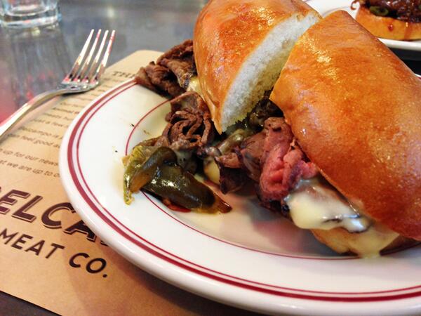 Jenn_Harris_'s tweet photo. Been to @BelcampoMeat @GrandCentralMkt yet? Here's a look w fried pork head and cheesesteaks http://t.co/5IdMRQv6ms http://t.co/54BLVdkABV