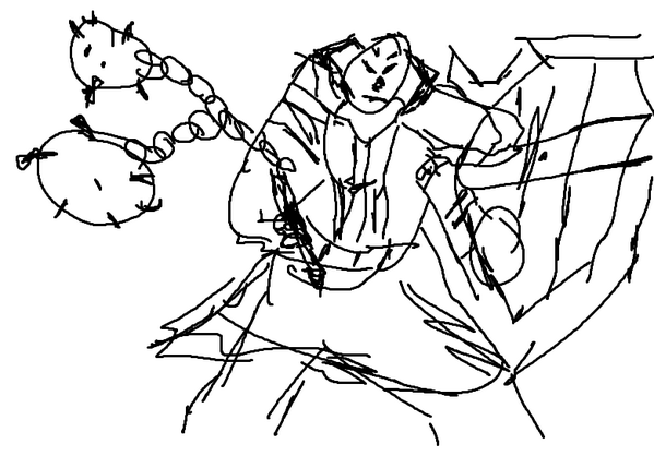 StatsmanBruno's tweet photo. My crusader drawing so far... #D3RoSLaunch http://t.co/Ky03JtiwnF