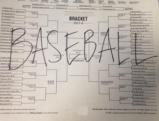 CathyLee81's tweet image. My kind of bracket!! @Cardinals #mlb2014 #rightaroundthecorner #BIRDS