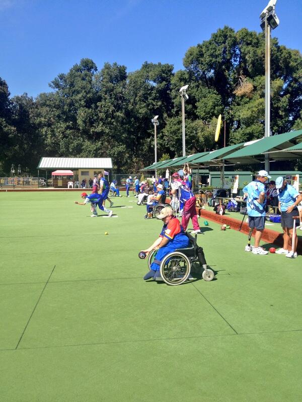 Lots of action on the green at the <a href="/BowlsAustralia/">Bowls Australia</a> Multi-Disability National Championships at <a href="/FVBowlingClub/">Fitzroy Victoria BC</a>