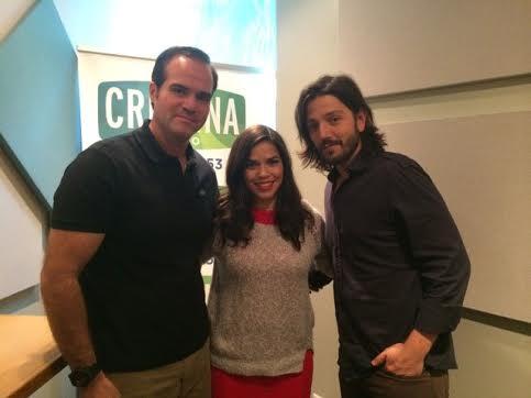 It was great having @AmericaFerrera and <a href="/diegoluna_/">diego luna</a> on #FWAM today. Go see #CesarChavezMovie this weekend. <a href="/SIRIUSXM/">SiriusXM</a>