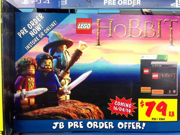 AndrewH (@andrewh_jbaus) on Twitter photo keen for this!! <a href="/LEGO_Group/">LEGO</a> <a href="/TheHobbitMovie/">The Hobbit</a> <a href="/JBHiFi/">JB Hi-Fi</a> #preorder #gameon #excited keen for this!! <a href="/LEGO_Group/">LEGO</a> <a href="/TheHobbitMovie/">The Hobbit</a> <a href="/JBHiFi/">JB Hi-Fi</a> #preorder #gameon #excited
