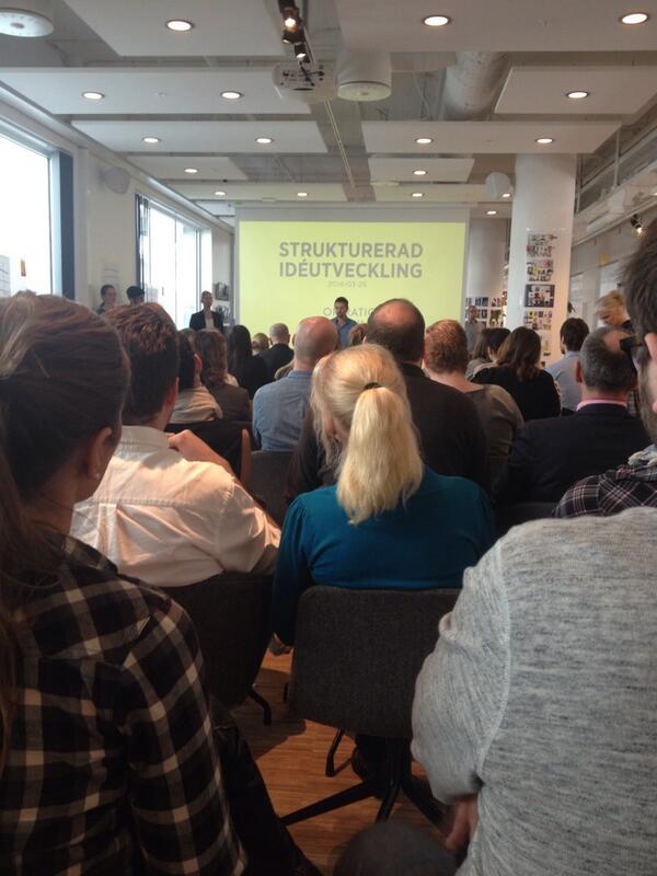 ThereseSl's tweet image. Startskottet har gått för kundevenemang om idéutveckling #opairfoil