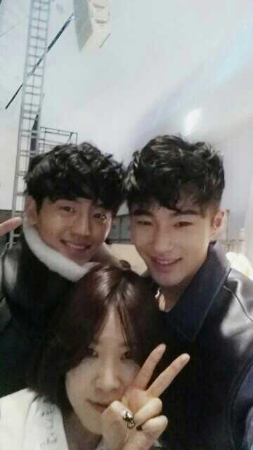 잘나가는 우석이랑  화영누나 ㅋㅋㅋㅋ