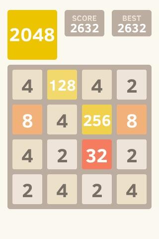 JonathonGay's tweet photo. I scored 2632 points at 2048 @2048_game #frustrated #difficult #determined http://t.co/lniFJwNOkH