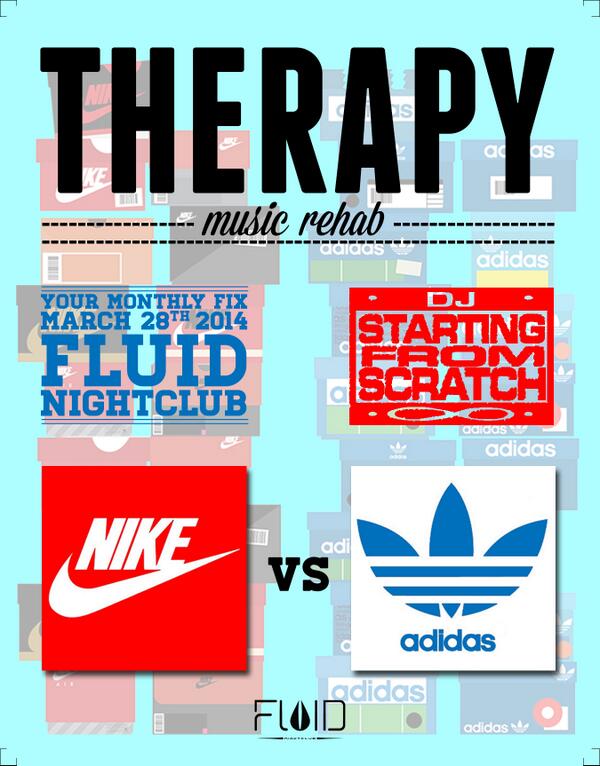 fluidnightclub's tweet photo. NIKE or ADIDAS? http://t.co/5pJw5Guymh