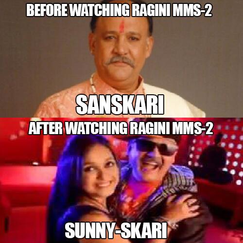 Ragini Mms 2 On Twitter Even Alok Nath Couldnt Resist Sunny Leone 