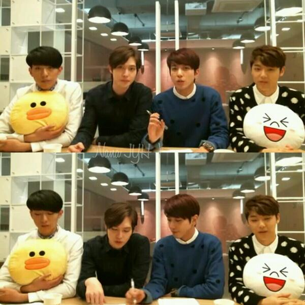 [ كابز] CNBLUE في برنامج LINE يردون على اسألة البويس   BjkJ4YPCYAAuu8Y