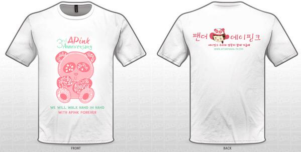 apinkpanda_th's tweet photo. [พรีออเดอร์] เสื้อบ้านรุ่น 2 และริสแบนด์ "3 ปีเอพิงค์" http://t.co/IZXEJwhj3k http://t.co/GYmwKQDcxG