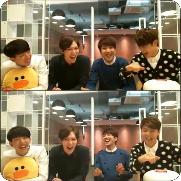 [ كابز] CNBLUE في برنامج LINE يردون على اسألة البويس   BjkPoOMCYAEn5o3