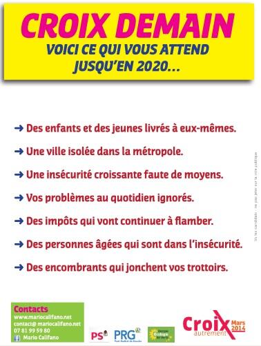 MarioCalifano14's tweet photo. Voila ce qui attends les #Croisiens si ils ne réagissent pas #Mun59170 #CROIX #2èmeTour #Changement #offensif http://t.co/jiJVZwgPNd