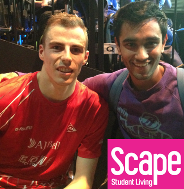 A great day of Squash was wrapped up as a lucky BLSquash player met world No.1 #NickMatthews #squashisasportnotajuice