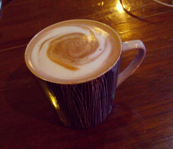 Hot chocolate so chocolaty.