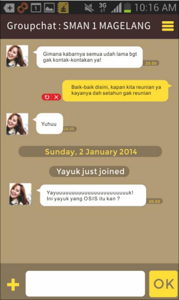 we_JOIN's tweet photo. Di sini kamu bisa arrange janji buat reunian, kangen-kangenan, atau bahkan chat temen2 kamu sekaligus! #JoinAlumni http://t.co/jywbIanS7O