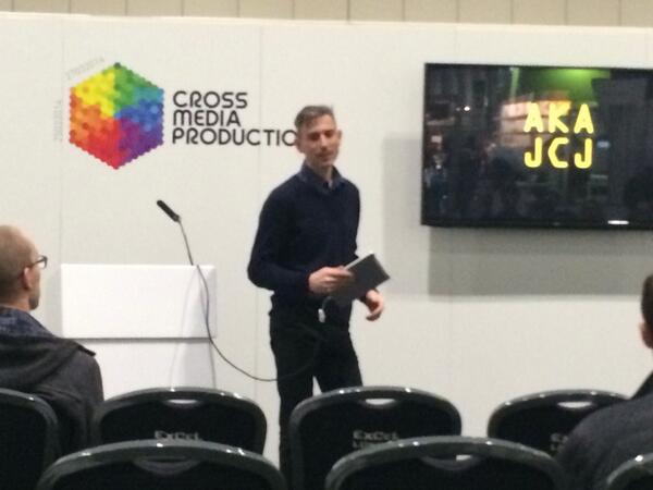 pixelmags's tweet image. Jonathan from #Kaldor talking about digital magazine production.