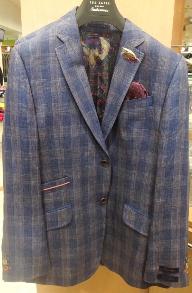 Duggers on X Very fresh Ted Baker tight lines Italian linen jacket. http t 8xUEmarYHH X