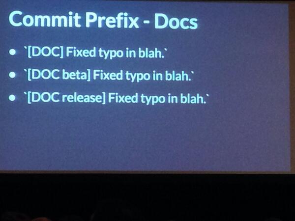 Ember.js doc commit prefixes