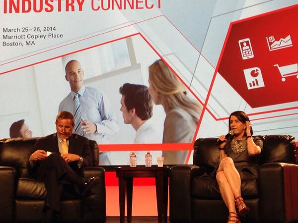 rosespicer's tweet image. Featured keynote president and CEO Karen Katz in the retail general session. #oracleretail #oracleic14