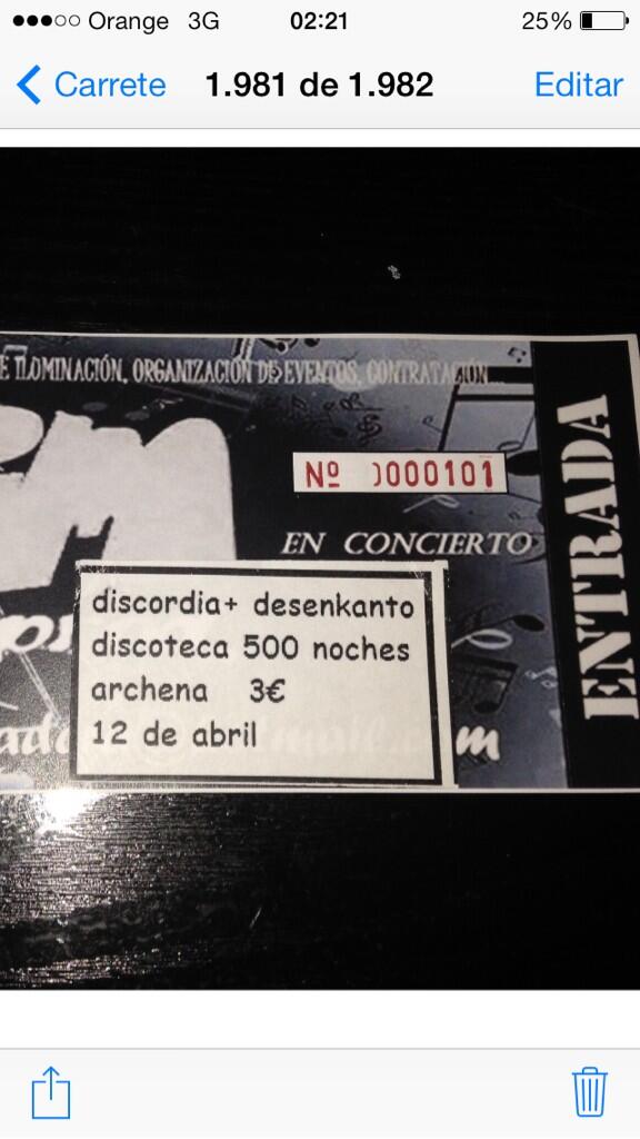 500disco's tweet photo. Ya están a la venta... http://t.co/K2LSV0ocwd