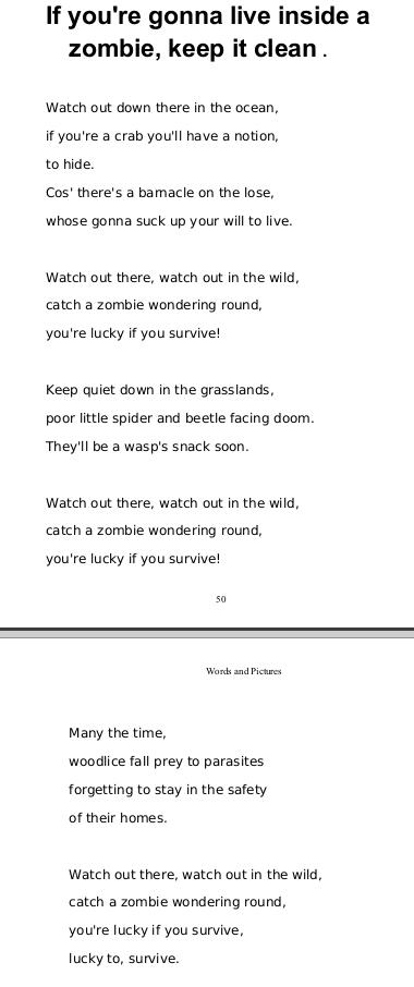 <a href="/ClaraVulliamy/">Clara Vulliamy</a> interesting is the right word. Here's her latest song inspired by a nonfiction blad from <a href="/RedShedBooks/">Red Shed</a>