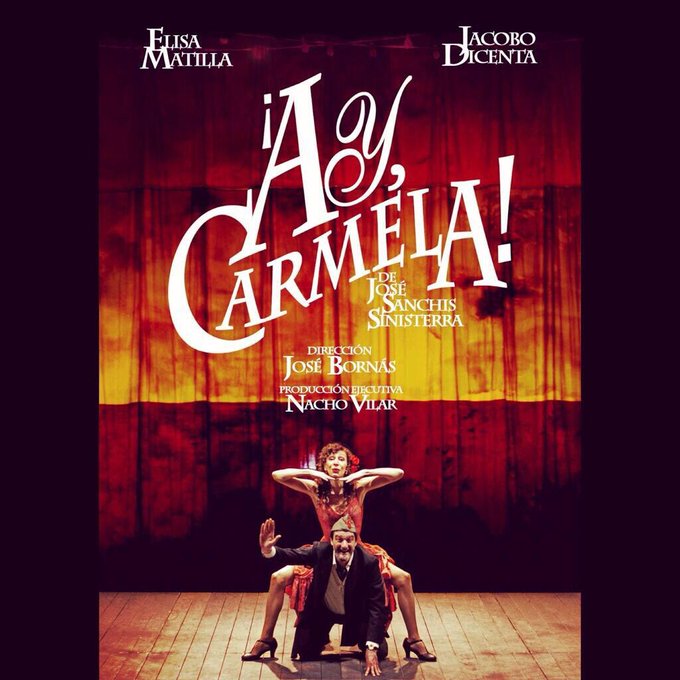 Amig@s, no os perdáis a la deliciosa Carmela de @Elisa_matilla ,es ESPECTACULAR! Hasta el 4mayo en teatro