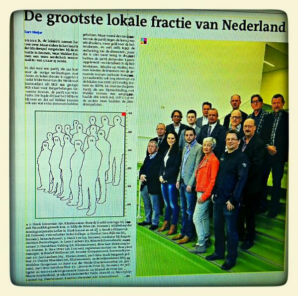 Morgen in #DvhN: De Grootste Fractie van Nederland, gemeenteraadswijs gezien dan. <a href="/WakkerEmmen/">Wakker Emmen</a> dus.