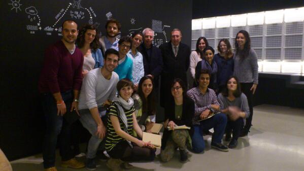 museoico's tweet photo. Sorpresa! Chipperfield y Navarro Baldeweg visitando #thearchitectispresent! Cc: @arquitect_viva. @FundacionArquia http://t.co/2DS4jiqPWS