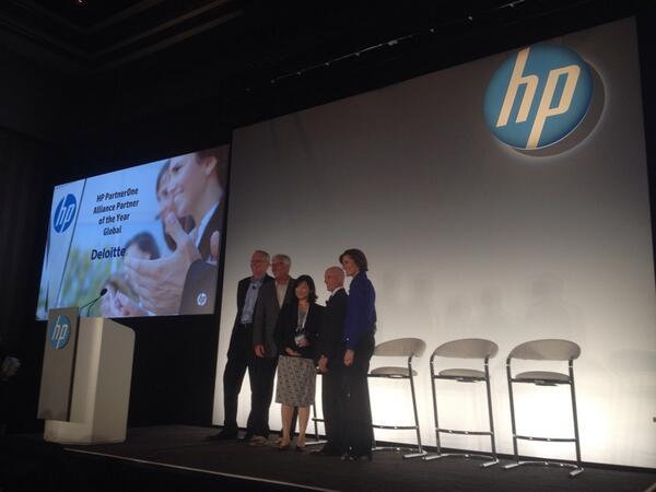 joppedeloitte's tweet photo. #Deloitte recognized for leadership in #HANA wins HP Global Partner of the Year Award: http://t.co/56bCqsoLW4