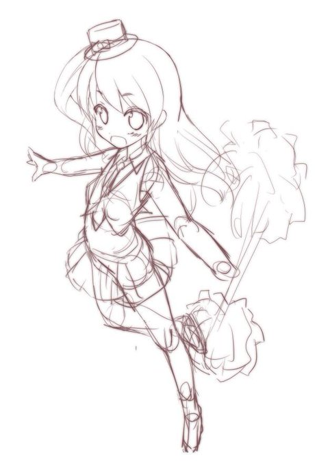 りずむちゃんラフ 